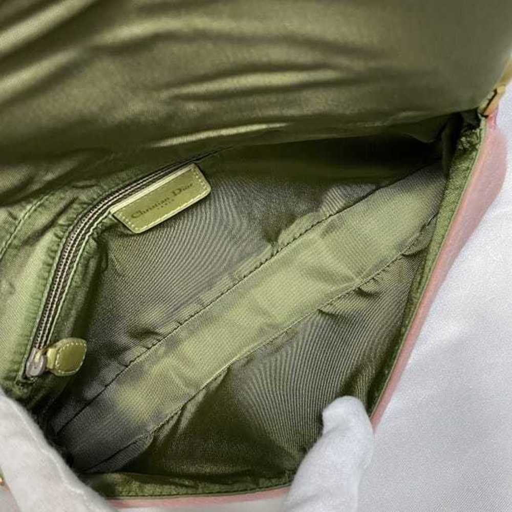 Christian Dior Shoulder Handbag Python Leather Pi… - image 8